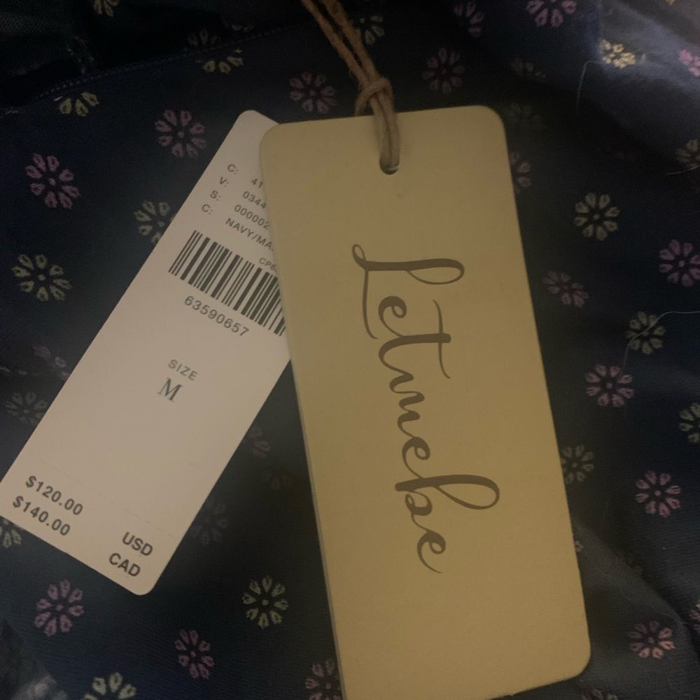 NWT Let Me Be Ruffled Patchwork Top - Picture 8 of 8